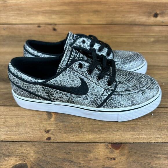 Nike Zoom Stefan Janoski Premium TXT Cobra Snakeskin Mens 4Y, W 5.5 - 855814 003 main image 5